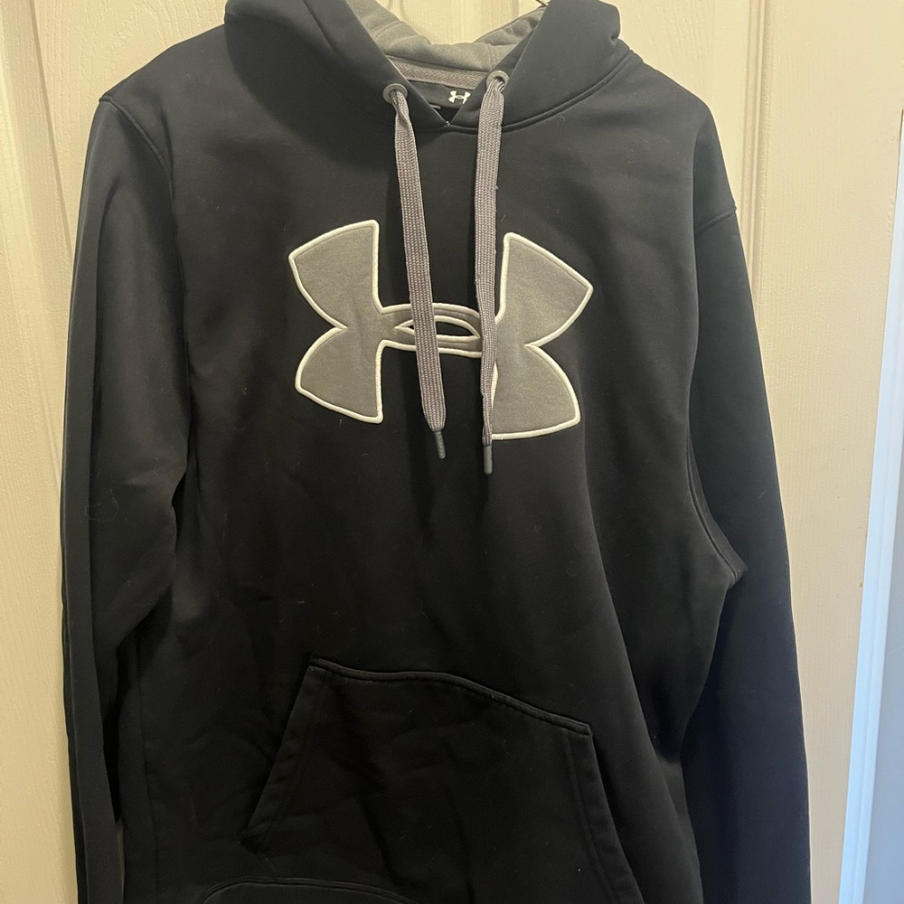 Under Armour Black Hoodie for Men LARGE